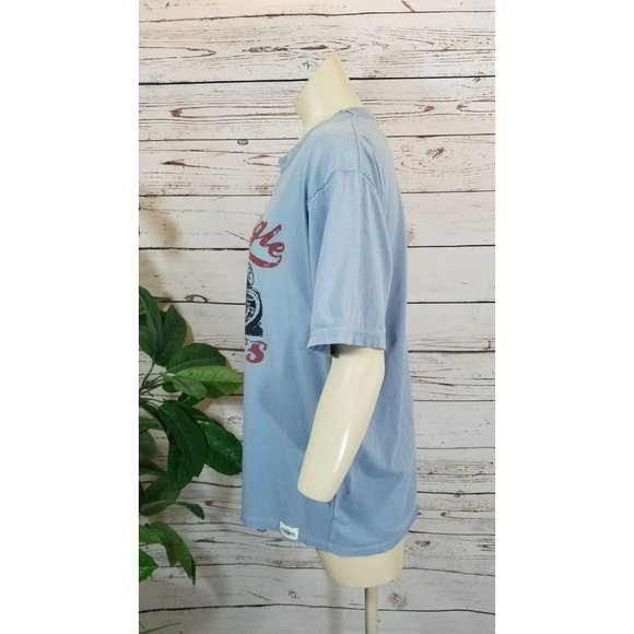 Red Eagle Cycles Biker Authentic Rugged Co. Tee T-shirt Men's Sz Large - Picture 2 of 9